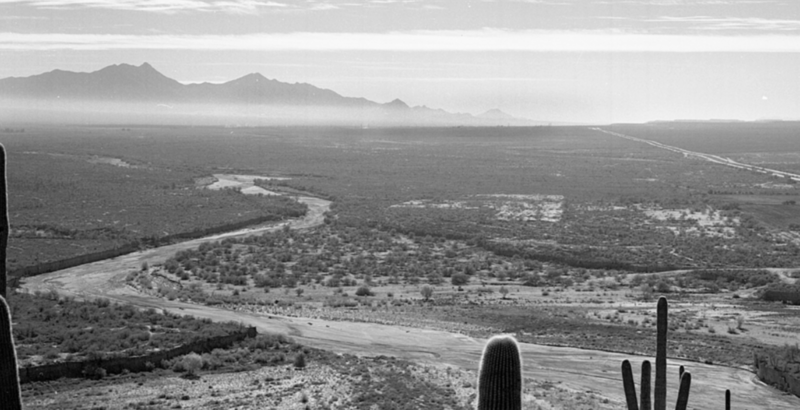 Santa Cruz river south of martinez hill